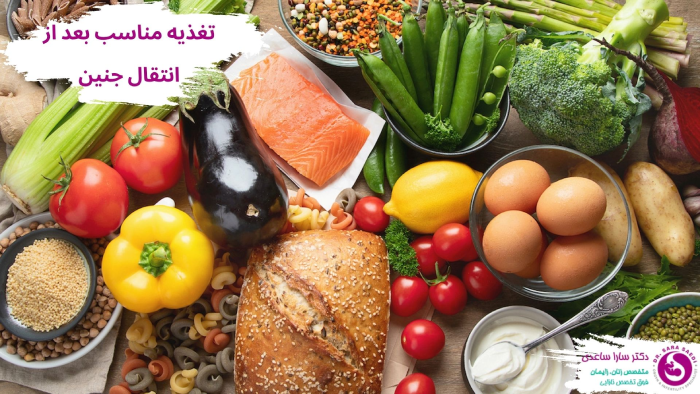تغذیه مناسب بعد از انتقال جنین