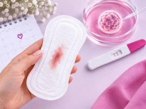لکه بینی بعد از IVF